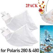 2 Pack Pool Cleaner Bags All Purpose Filter Bag for Polaris 280 480 Part K13 K16