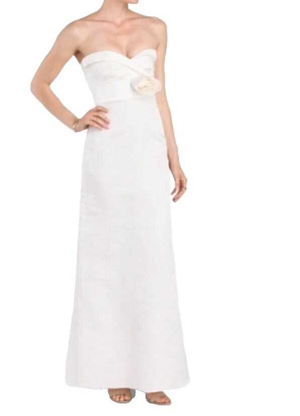 A-Line 100% Seda sem mangas Vestidos de Noiva