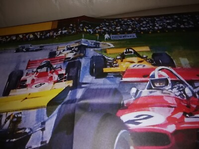 PHOTO ANCIENNE F1 Formule 1 Vintage Clay Regazzoni Ferrari 312 Années
