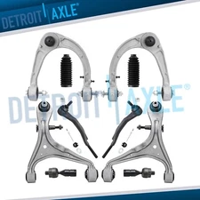 10pc Front Upper & Lower Control Arms + Tie Rods for 2008-2014 Cadillac CTS AWD