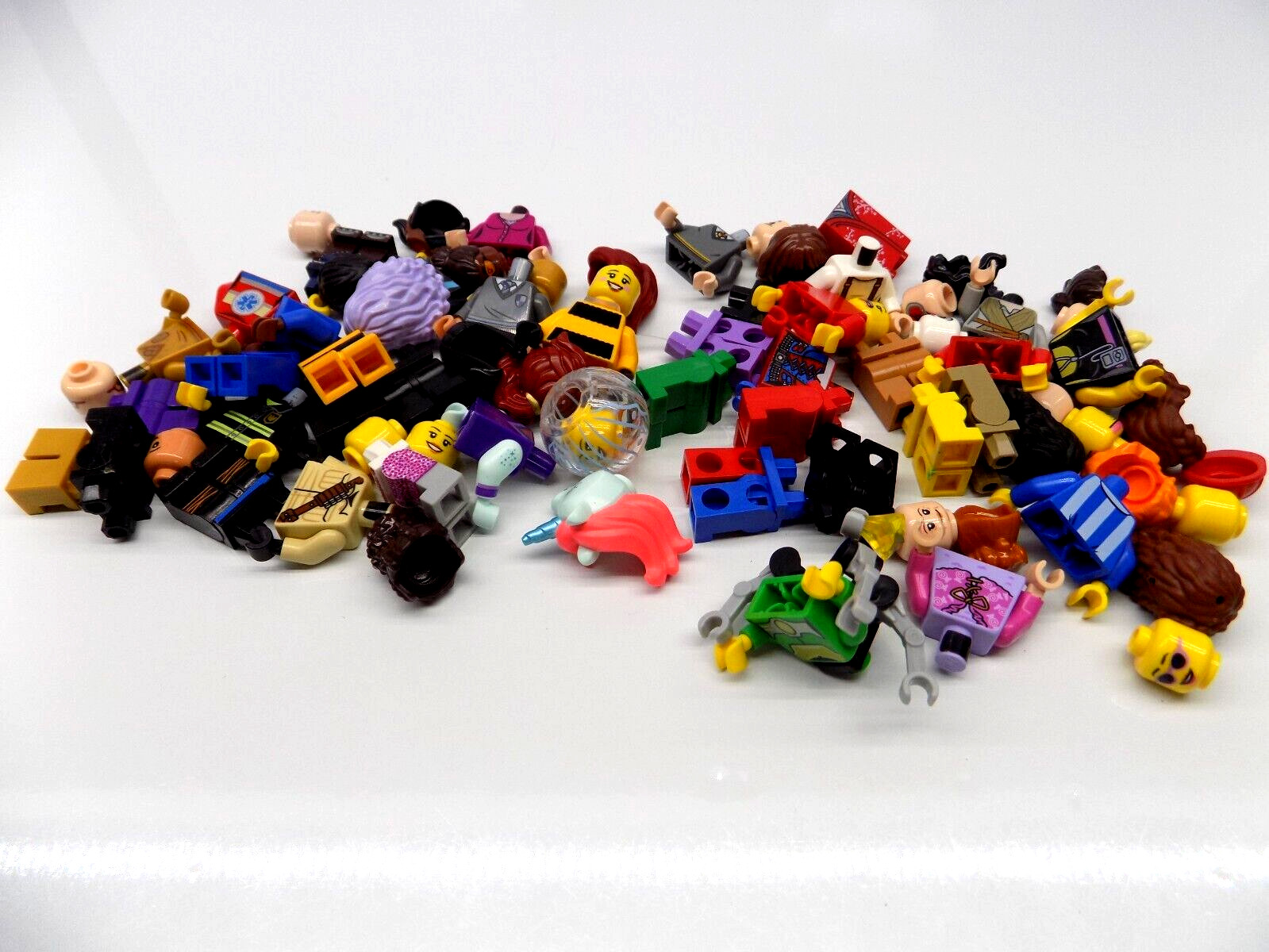 LEGO Girls Minifigures Build Your Own 40 pc Lot {WASHED}