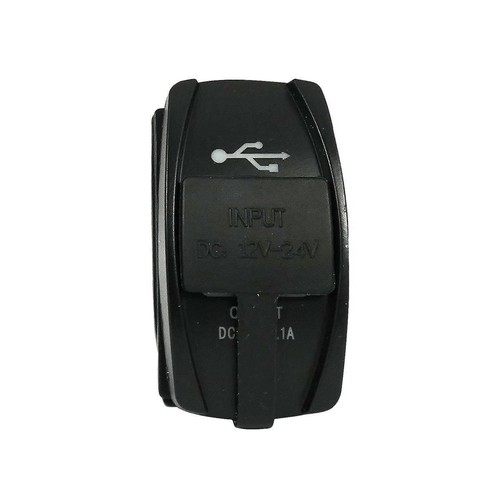 Caricabatterie Presa Modulo Doppio USB Blu Led Dacia Duster Logan Sandero - Picture 4 of 8