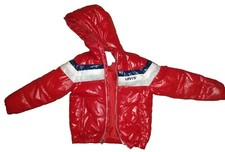 Levi Winter Coat Red/White/Blue Size Small Boys