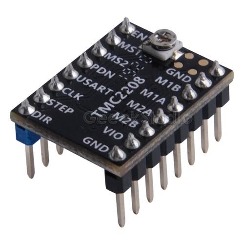 Paquete de 5 módulos de controlador de motor paso a paso TMC2208 V2 con disipadores térmicos para impresora 3D - Imagen 3 de 9
