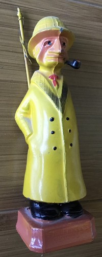RARE Fisherman Grotto San Francisco Antique Vintage 4.5” Metal#9 Figurine + Menu - Picture 4 of 24