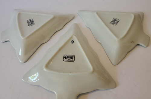 Christmas Tree Candy Dishes 1986- set of 3 - Picture 3 of 5