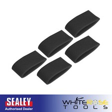 Sealey Schaumfilter f&uuml;r PC150BV & PC150BV110V BuilderVac Staubsauger 5er Pack
