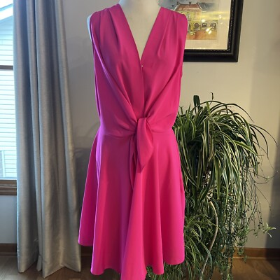 Nordstrom Sleeveless Dress Vince Camuto Women's Size Blue Halter