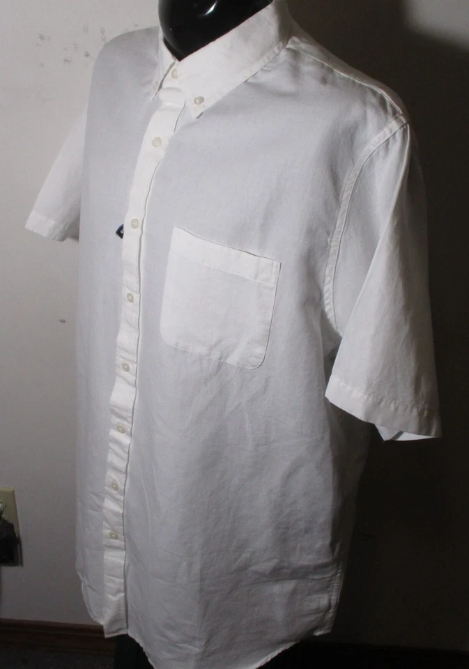 Linen SADDLEBRED White Linen Short Sleeve Shirt Size XL Tall NWT - Image 4 of 4