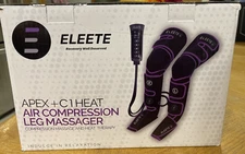 ELEETE Leg Massager, Air Compression with Heat for Circulation
