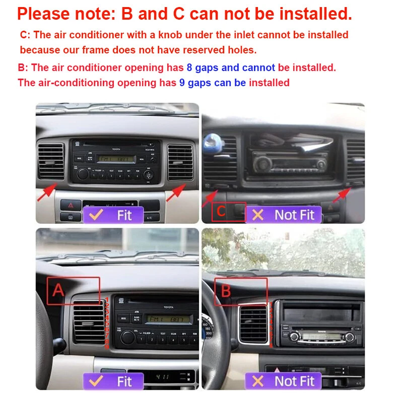 Apple Carplay For Toyota Corolla 2003-2008 Car Stereo Radio GPS Navi WIFI FM - Imagem 3 de 4