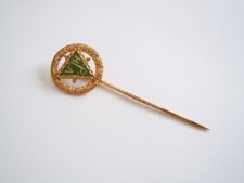 Stickpin Brooch Pin Badge VdH 1,2 g Needle Length 3,9 cm