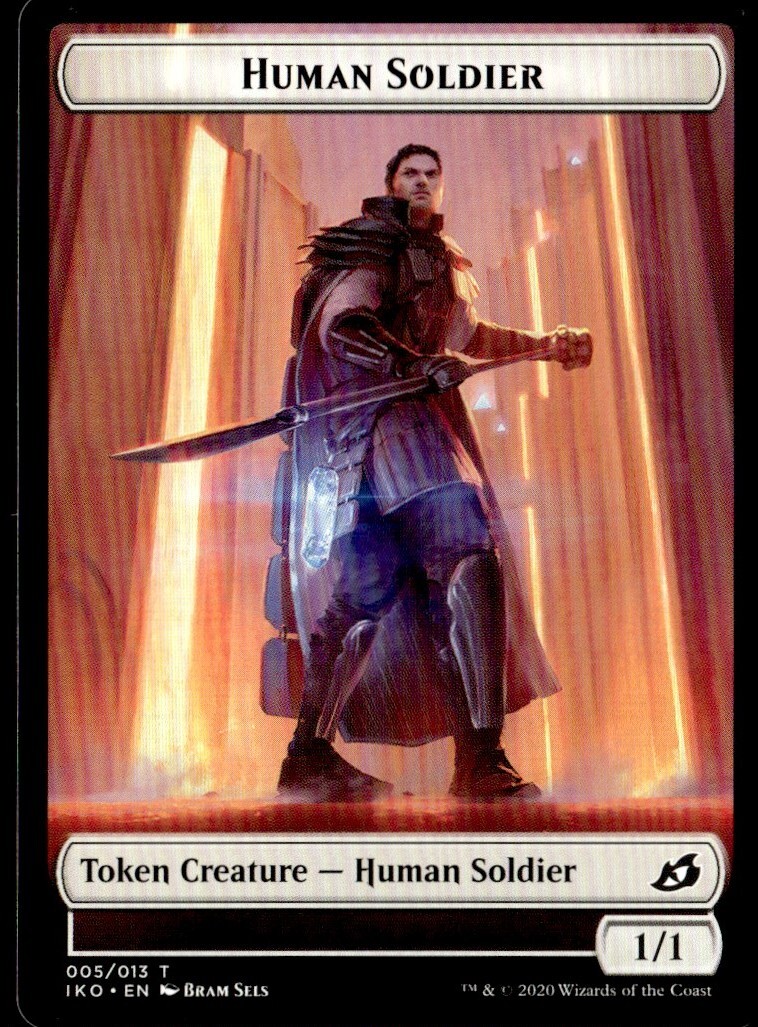 2020 Double Masters Human Soldier Token Common #5 MTG