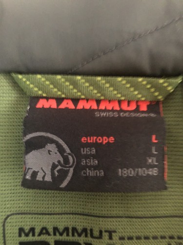 Herren Mammut Grün Dry Tech Jacke L - Bild 2 von 11