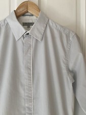 Blue  White Striped Ted Baker Shirt Size 3 UK M