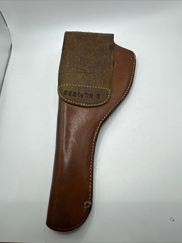 Vintage Red Head Leather Belt Holster 204 1/2 DB 5 ~ RH - Image 3 of 4