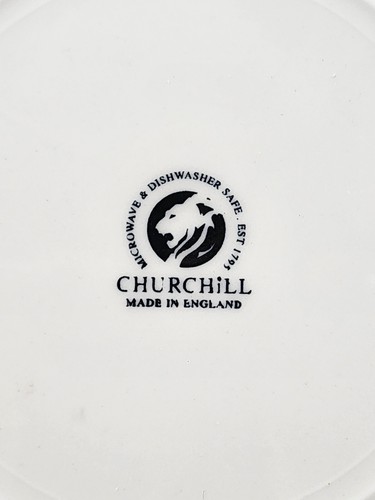 1 CHURCHILL China (England) BLUE WILLOW 10.25" Dinner Plate (Replacement) - Picture 5 of 5