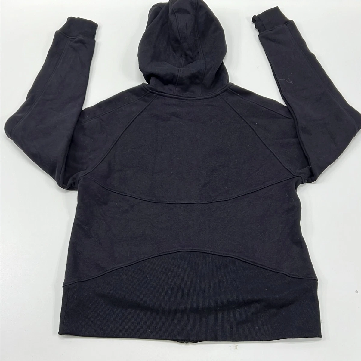 Tek Gear Women s Black Ultrasoft Fleece Front Pockets Full Zip Hoodie Size M