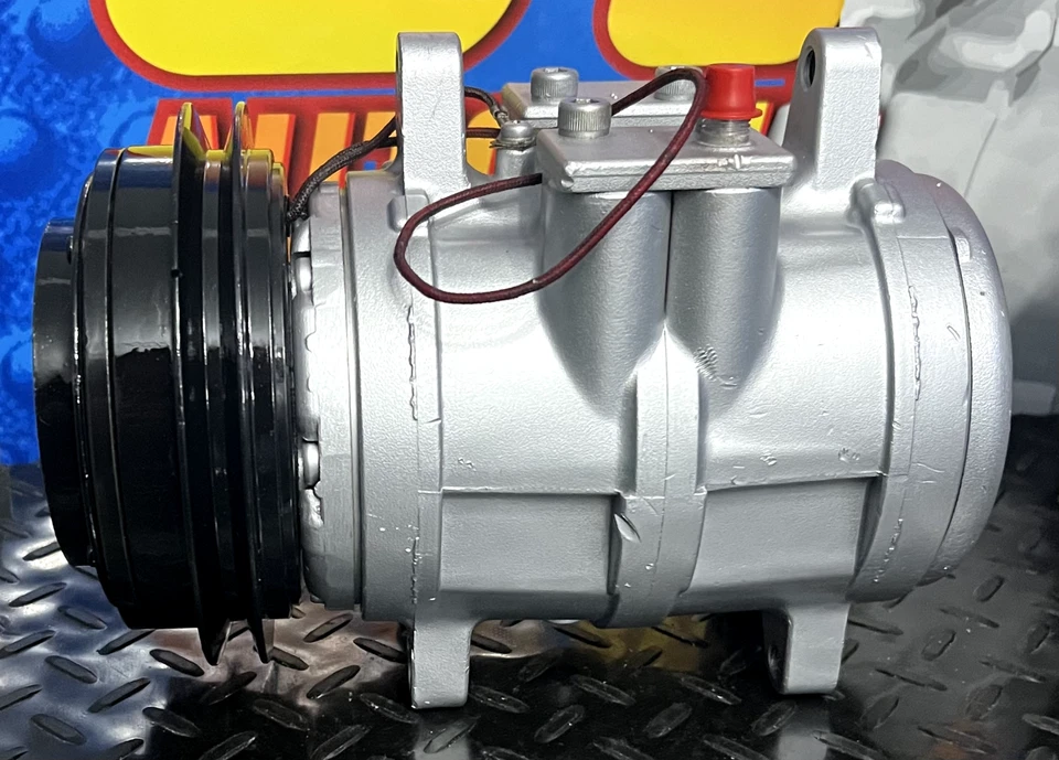 COMPRESOR DE AIRE ACONDICIONADO ORIGINAL APTO PARA PORSCHE 928 1980-1989, 047200-2500, PREENGRASADO Foto 4 de 4