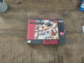 Sealed new cal ripken jr baseball snes super nintendo not nes or snes mindscape 