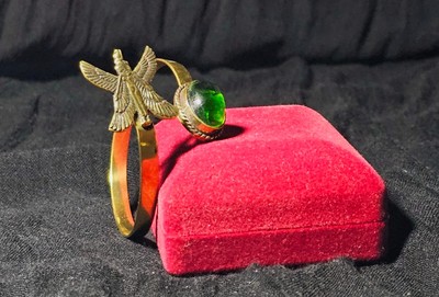 Seltenes antikes Armband für Geiergöttin Nekhbet, handgefertigtes ägyptisches Schmuckstück