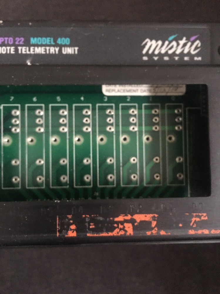 Opto 22 Model: 400 Mistic System Remote Telemetry Unit M4RTU
