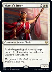 Victory's Envoy #289 Theros Beyond Death Rare