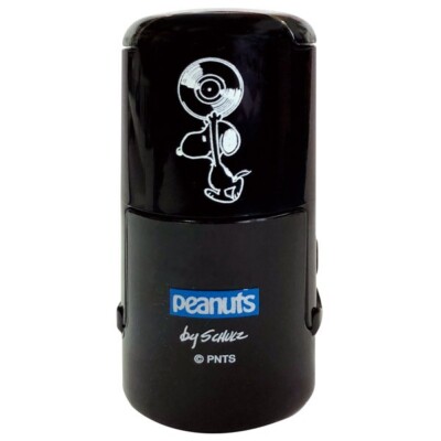 PEANUTS]SNOOPY date stamp 21mm round R-524D (WEB order pack) From