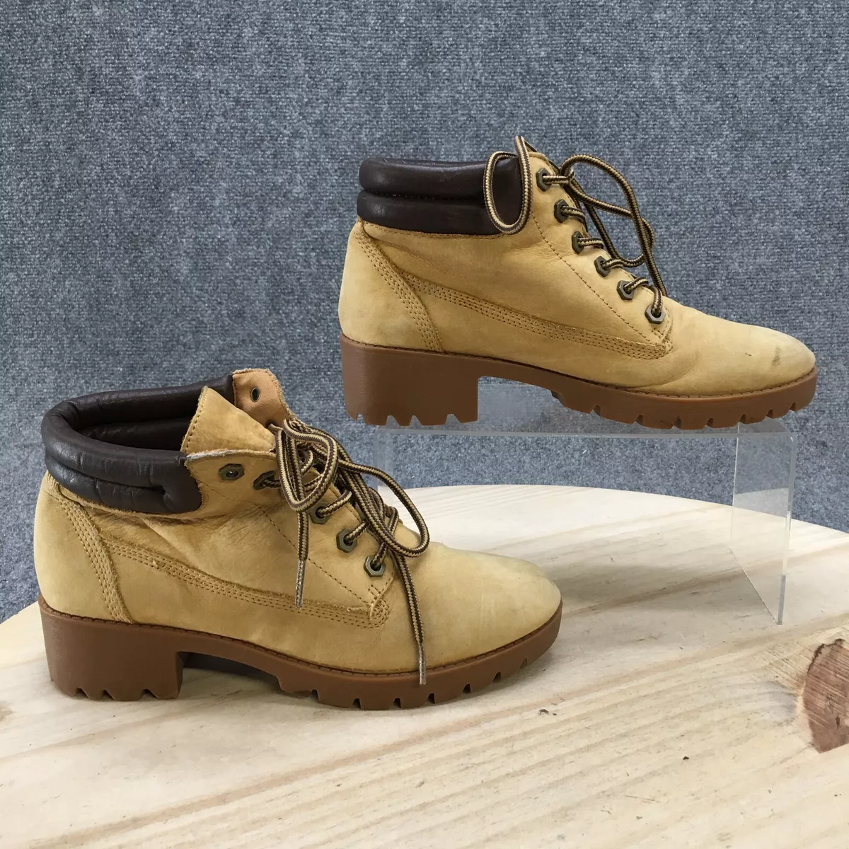 Aldo lace top up boots womens