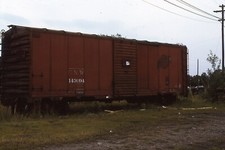 Original Train Slide Chicago Northwestern Box Car #143094 1972 #04