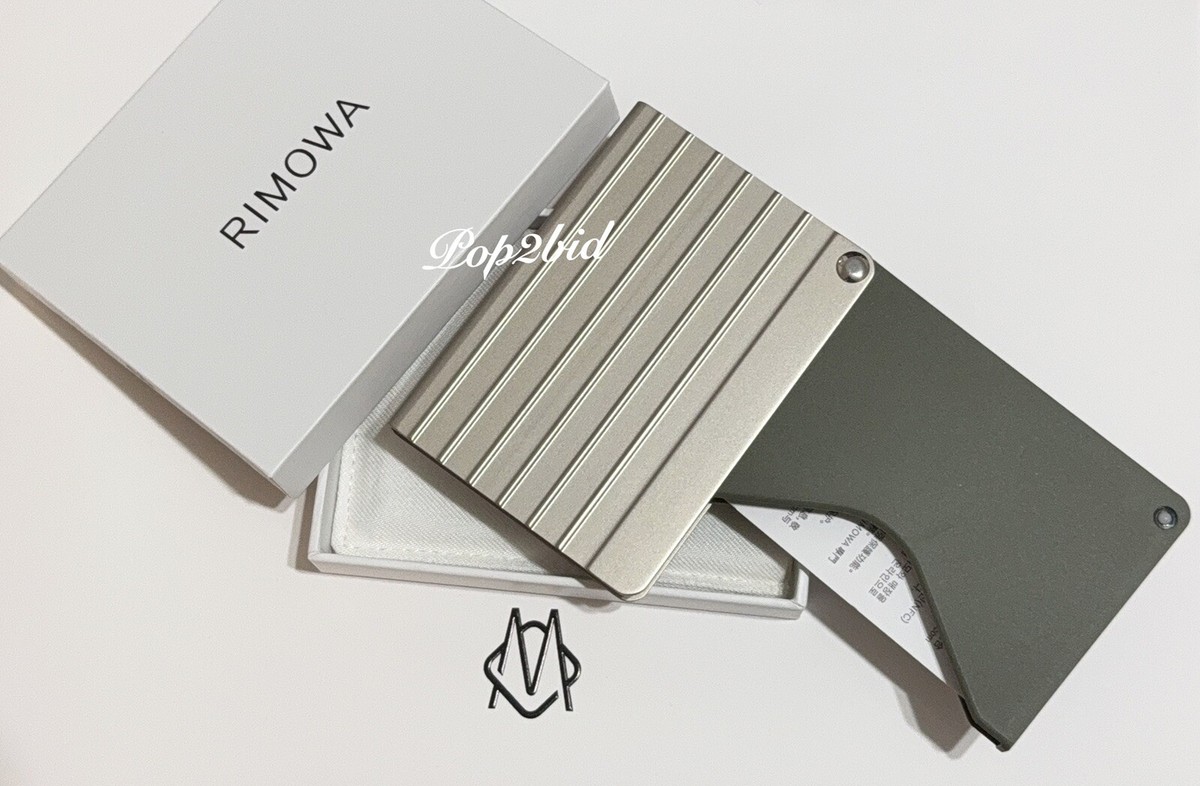 NEW Rimowa Aluminum Card Holder in Titanium | eBay