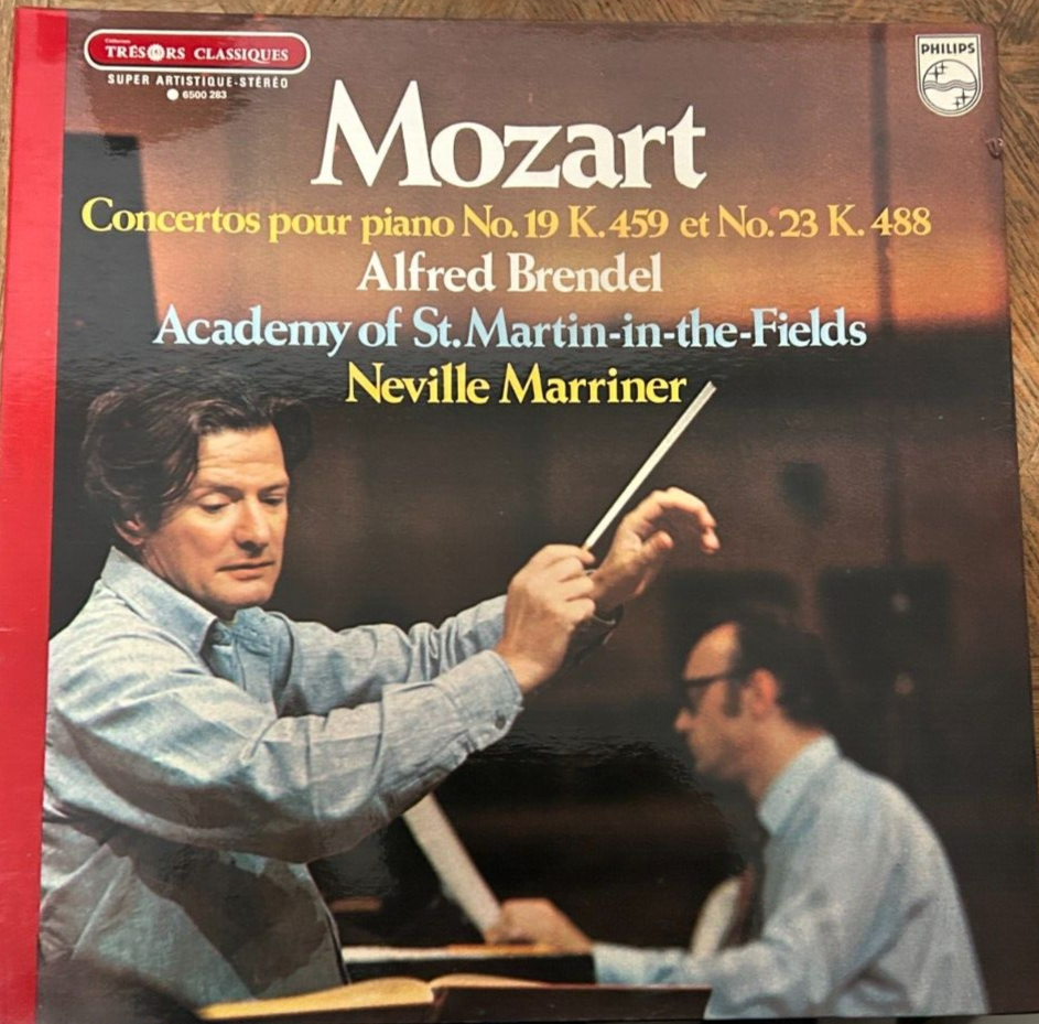 ALFRED BRENDEL - MARRINER / MOZART piano concertos 19 & 23