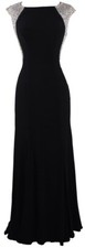 Special Occasion Formal Stretchy beaded Embroidery Long Evening prom dress