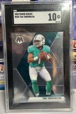 2020 Panini Mosaic Tua Tagovailoa SGC 10 RC Miami Dolphins Rookie