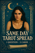 Lecture de tarot le jour même - 1 question 3 cartes