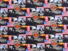 DecorDogz Galore D123M US Marines Mini Bandana
