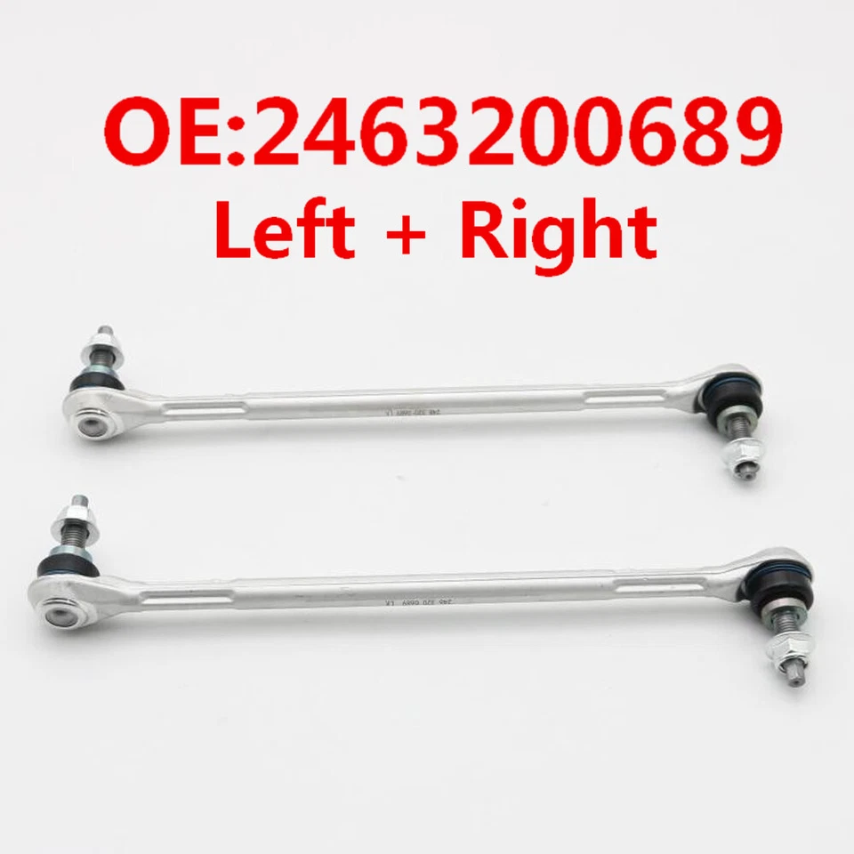 2x Eslabones estabilizadores/barra estabilizadora delanteros para Mercedes-Benz CLA250 GLA250 2463200689 Foto 3 de 4