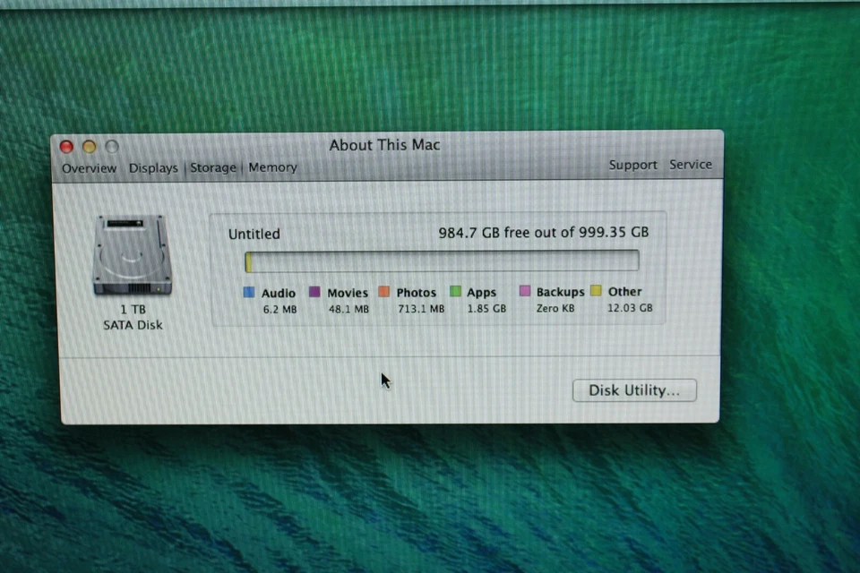 Apple 54.6cm A1418 IMAC Intel Core I5 2.7GHz 8GB RAM 1TB HDD + Tastatur & Maus - Bild 3 von 4