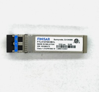 Finisar FTLX1475D3BCL 10GBase LR SFP+ 1310nm SMF Duplex LC Optical Module