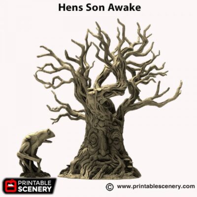 Hens Son - Hagglethorn Hollow - Printable Scenery Wargaming D&D DnD 28mm 32mm 40