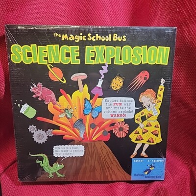 New SCIENCE EXPLOSION volcano game MAGIC SCHOOL BUS Scholastic STEM home nip