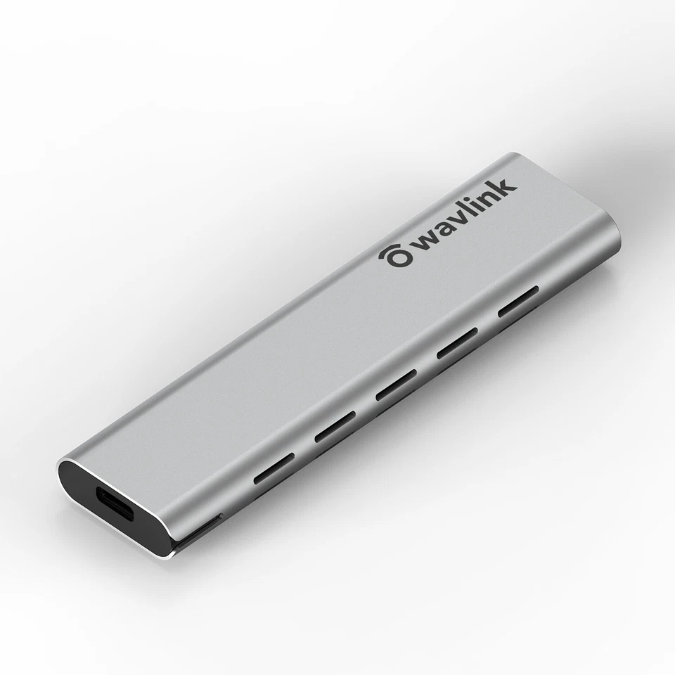 WAVLINK M.2 NVMe SSD Gehäuse 10 Gbps USB 3.1 Gen 2 auf NVMe PCI-E Adapter Externes Case