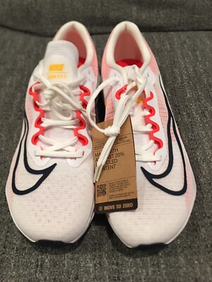 Nike Zoom X Fly 5 Running Shoes White/Bright Crimson Mens