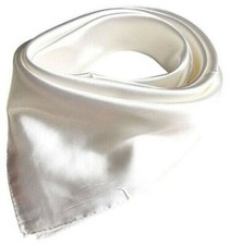 White Chef Neckerchief Triangle Bandana Chefs Clothing Unisex 90 x 45cm