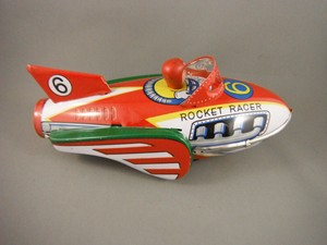 tin rocket toy