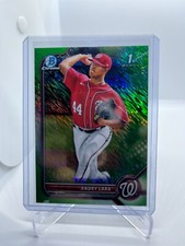 2022 Bowman Chrome 1st Andry Lara Bowman #BCP-70 Green Shimmer Refractor SP /99