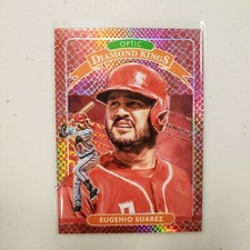 2020 Donruss Optic Choice Eugenio Suarez 59/88 Diamond Kings Red Dragon Card #4