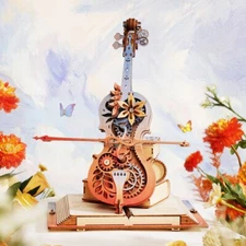 ROKR Symphony of Gorgeous Dream Mechanical Music Box 3D Wooden Puzzle Adult Gift