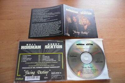@ CD NEIL NORMAN & BOBBY SEXTON - FACING DESTINY / GNP 1990 ORG / RARE AOR