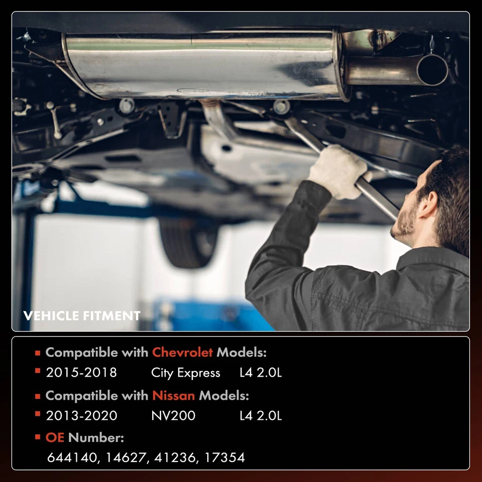 Rear Catalytic Converter for Chevrolet City Express 2015-2018 Nissan NV200 2.0L - Image 2 of 4